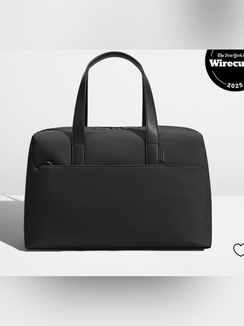 Away Black Travel Duffel Tote